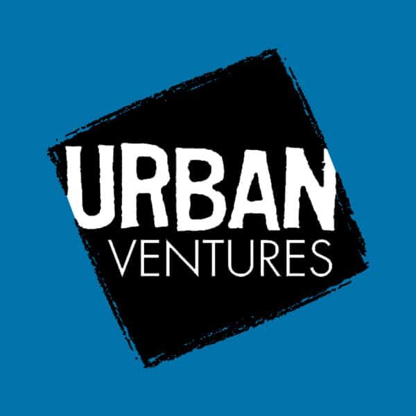 Urban Ventures logo blue bg